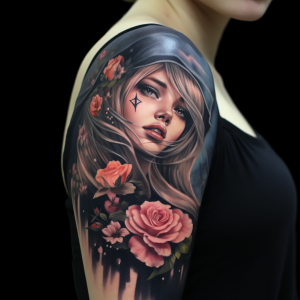 AI Realism Tattoo Example