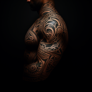 AI Tribal Tattoo Example